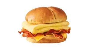 Bacon Egg and Cheese Brioche Breakfast Sandwich